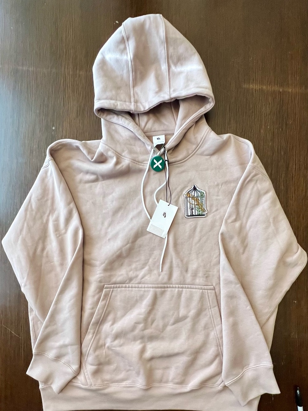 NWT Nike Sportswear XL Club Fleece Hoodie StockX Verified Custom Patch
